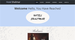 Desktop Screenshot of hotelshalimarpk.com